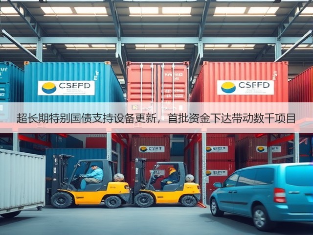 超长期特别国债支持设备更新,首批资金下达带动数千项目(图1) 超长期特别国债支持设备更新,首批资金下达带动数千项目(图1)