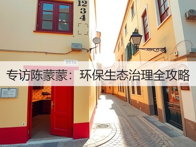 专访陈蒙蒙:环保生态治理全攻略(图3) 专访陈蒙蒙:环保生态治理全攻略(图3)