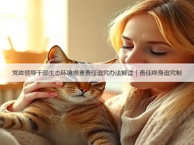 党政领导干部生态环境损害责任追究办法解读|责任终身追究制(图1) 党政领导干部生态环境损害责任追究办法解读|责任终身追究制(图1)