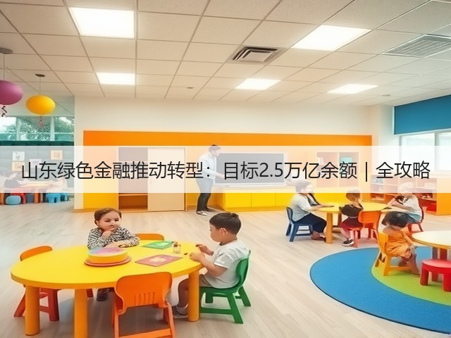 山东绿色金融推动转型：目标2.5万亿余额｜全攻略(图1)