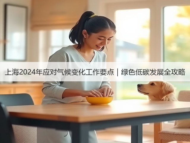 上海2024年应对气候变化工作要点｜绿色低碳发展全攻略(图1)