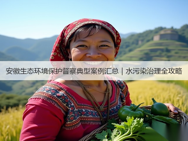 安徽生态环境保护督察典型案例汇总｜水污染治理全攻略(图1)
