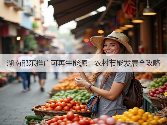 湖南邵东推广可再生能源：农村节能发展全攻略(图1)