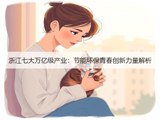 浙江七大万亿级产业：节能环保青春创新力量解析(图1)
