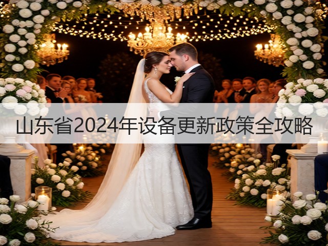 山东省2024年设备更新政策全攻略(图1)