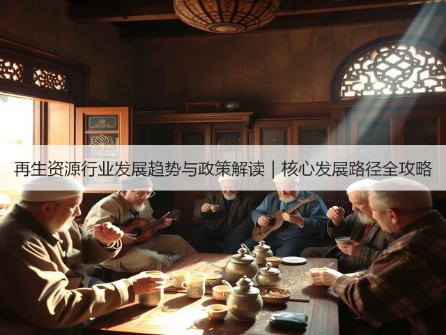 再生资源行业发展趋势与政策解读｜核心发展路径全攻略(图1)