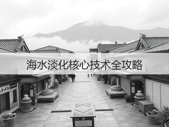 海水淡化核心技术全攻略(图3) 海水淡化核心技术全攻略(图3)