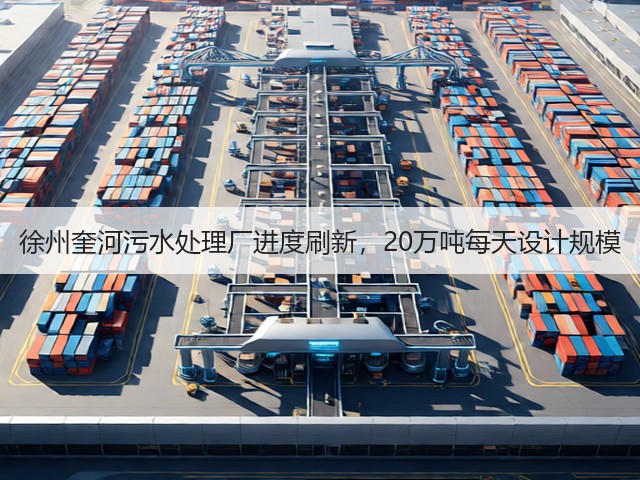 徐州奎河污水处理厂进度刷新，20万吨每天设计规模(图3)
