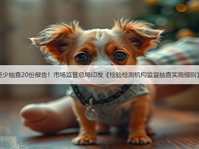 至少抽查20份报告！市场监管总局印发《检验检测机构监督抽查实施细则》(图1)