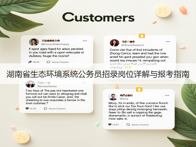 湖南省生态环境系统公务员招录岗位详解与报考指南(图1)