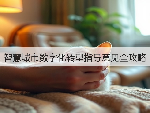 智慧城市数字化转型指导意见全攻略(图2) 智慧城市数字化转型指导意见全攻略(图2)
