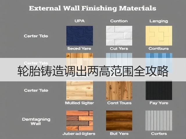 轮胎铸造调出两高范围全攻略(图3)