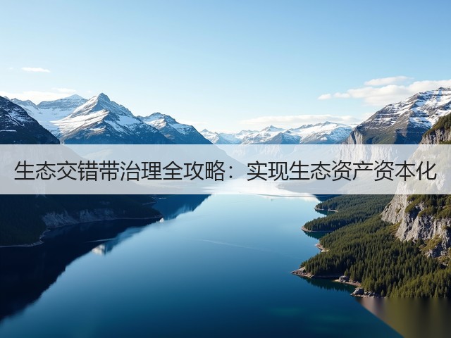 生态交错带治理全攻略：实现生态资产资本化(图3)