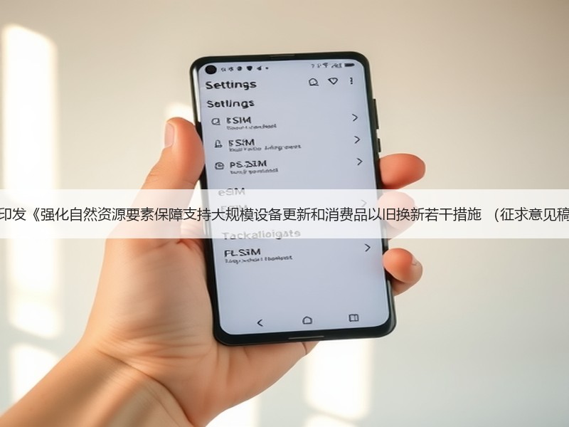 海南印发《强化自然资源要素保障支持大规模设备更新和消费品以旧换新若干措施 （征求意见稿）》