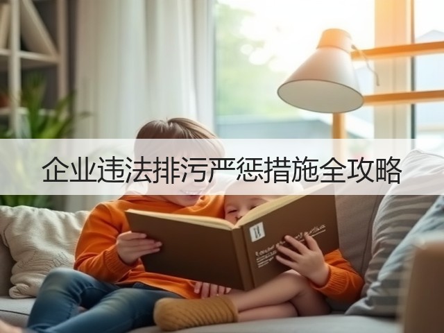 企业违法排污严惩措施全攻略(图1) 企业违法排污严惩措施全攻略(图1)