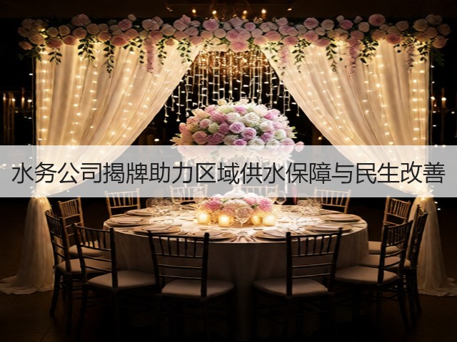 水务公司揭牌助力区域供水保障与民生改善(图3) 水务公司揭牌助力区域供水保障与民生改善(图3)