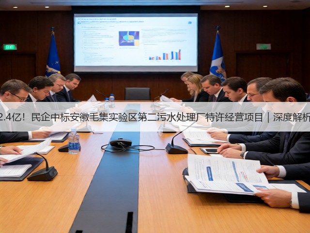 2.4亿！民企中标安徽毛集实验区第二污水处理厂特许经营项目｜深度解析(图2)