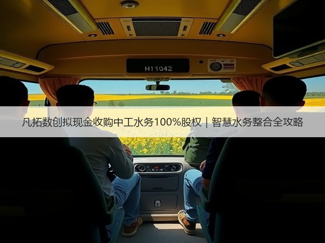 凡拓数创拟现金收购中工水务100%股权|智慧水务整合全攻略(图1) 凡拓数创拟现金收购中工水务100%股权|智慧水务整合全攻略(图1)