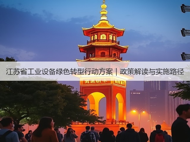 江苏省工业设备绿色转型行动方案｜政策解读与实施路径(图3)