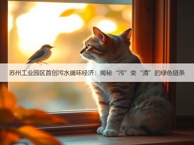 苏州工业园区首创污水循环经济：揭秘“污”变“清”的绿色链条(图3)