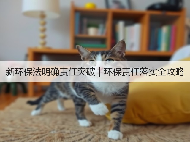 新环保法明确责任突破｜环保责任落实全攻略(图1)