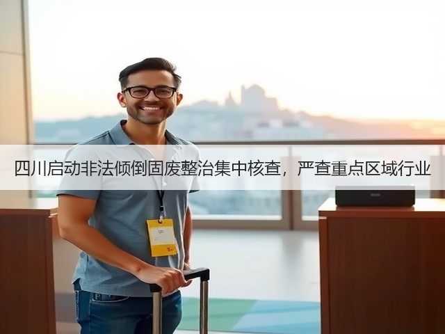 四川启动非法倾倒固废整治集中核查,严查重点区域行业(图3) 四川启动非法倾倒固废整治集中核查,严查重点区域行业(图3)
