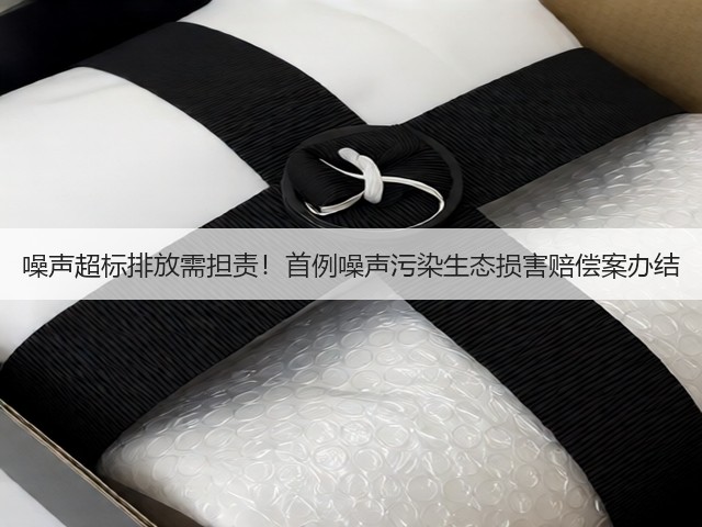 噪声超标排放需担责！首例噪声污染生态损害赔偿案办结(图3)