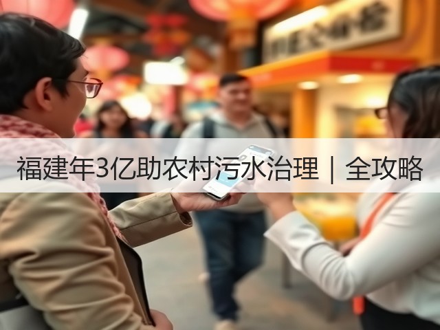 福建年3亿助农村污水治理｜全攻略(图3)