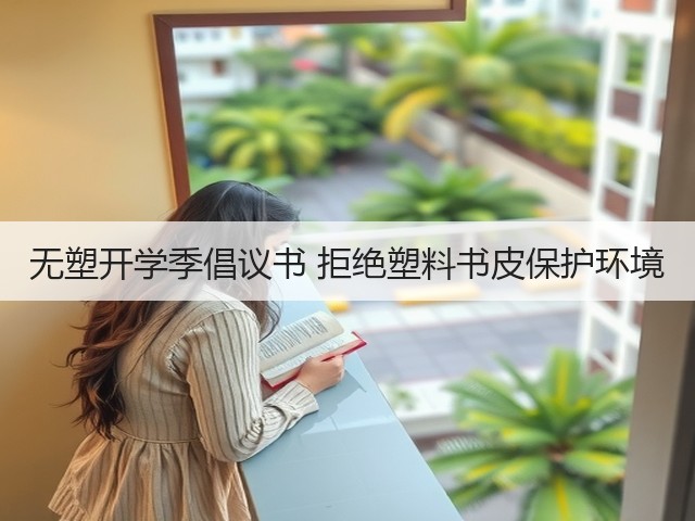 无塑开学季倡议书 拒绝塑料书皮保护环境(图2)
