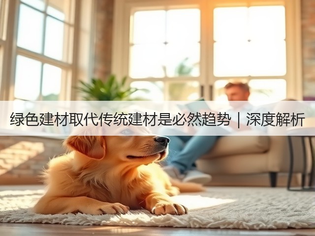 绿色建材取代传统建材是必然趋势｜深度解析(图1)