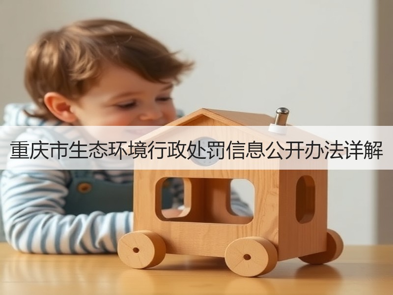 重庆市生态环境行政处罚信息公开办法详解