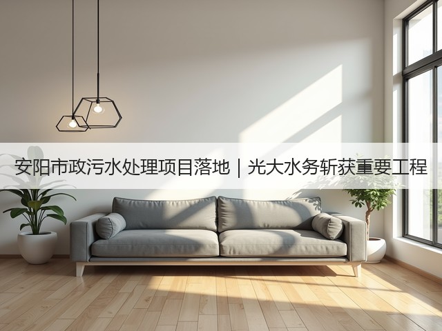 安阳市政污水处理项目落地｜光大水务斩获重要工程(图3)