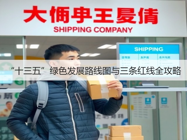 “十三五”绿色发展路线图与三条红线全攻略(图1)