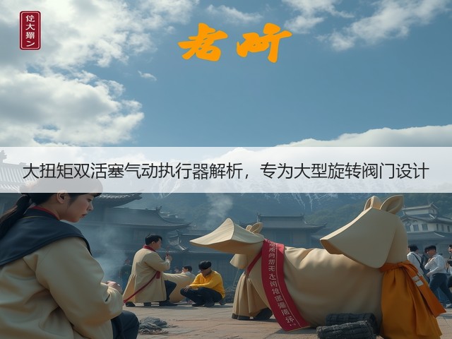 大扭矩双活塞气动执行器解析，专为大型旋转阀门设计(图1)