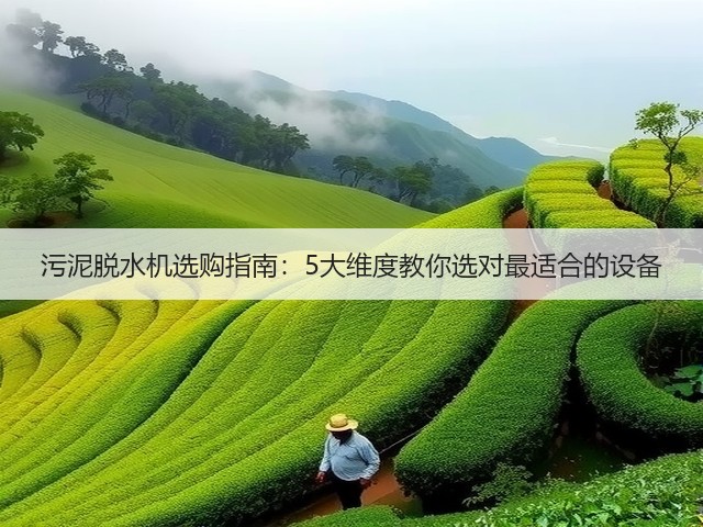 污泥脱水机选购指南:5大维度教你选对最适合的设备(图3) 污泥脱水机选购指南:5大维度教你选对最适合的设备(图3)