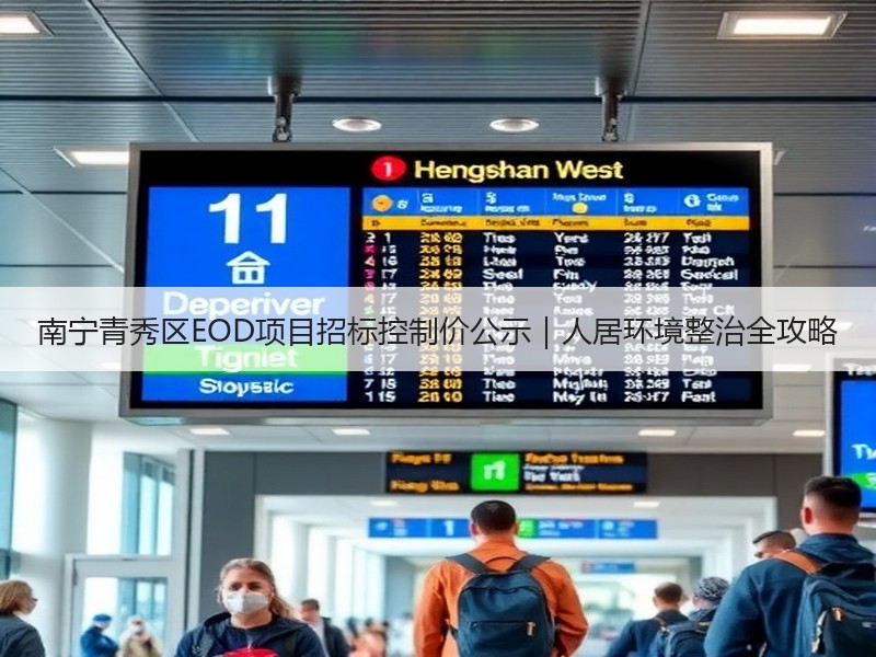 南宁青秀区EOD项目招标控制价公示｜人居环境整治全攻略