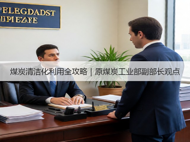 煤炭清洁化利用全攻略｜原煤炭工业部副部长观点(图3)