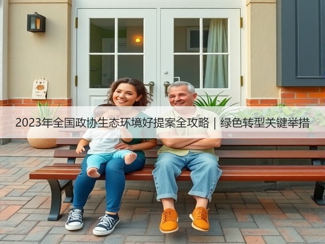 2023年全国政协生态环境好提案全攻略｜绿色转型关键举措(图3)