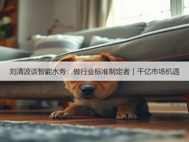 刘清波谈智能水务：做行业标准制定者｜千亿市场机遇(图3)