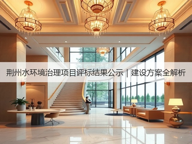 荆州水环境治理项目评标结果公示｜建设方案全解析(图1)