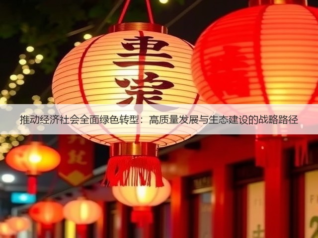 推动经济社会全面绿色转型：高质量发展与生态建设的战略路径(图3)