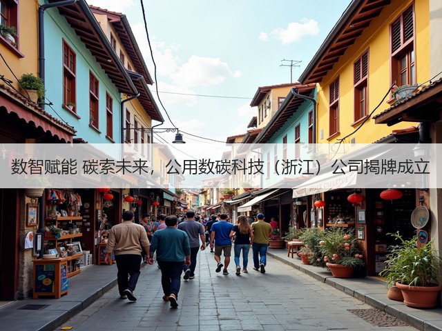 数智赋能 碳索未来，公用数碳科技（浙江）公司揭牌成立(图1)