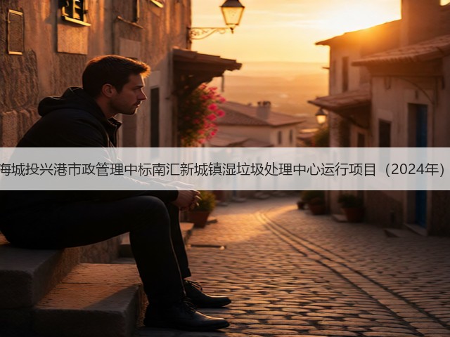 上海城投兴港市政管理中标南汇新城镇湿垃圾处理中心运行项目（2024年）！(图1)