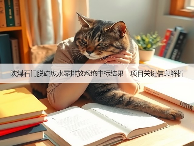 陕煤石门脱硫废水零排放系统中标结果｜项目关键信息解析(图1)