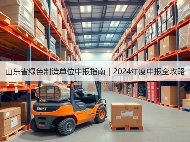 山东省绿色制造单位申报指南｜2024年度申报全攻略(图1)