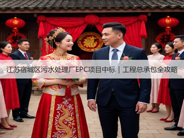 江苏宿城区污水处理厂EPC项目中标｜工程总承包全攻略(图1)
