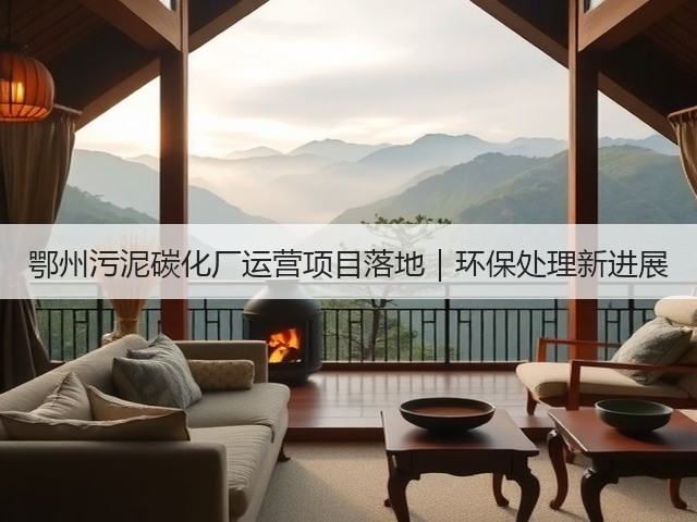 鄂州污泥碳化厂运营项目落地｜环保处理新进展(图3)