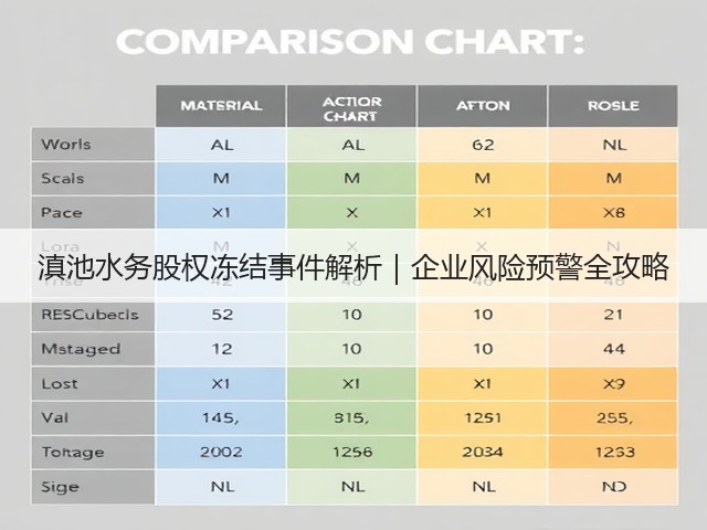 滇池水务股权冻结事件解析｜企业风险预警全攻略(图3)