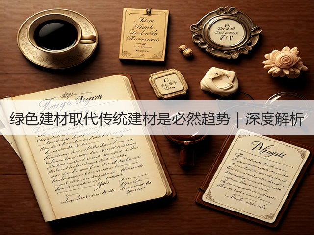 绿色建材取代传统建材是必然趋势｜深度解析(图3)