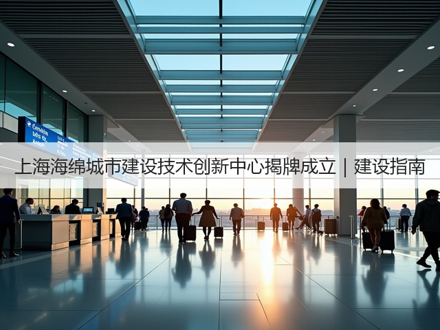 上海海绵城市建设技术创新中心揭牌成立｜建设指南(图1)